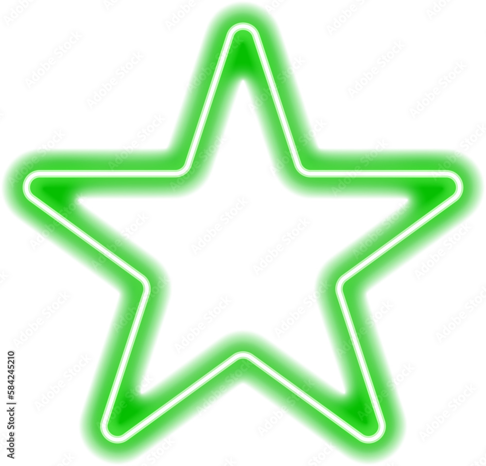 Neon geometric line design element. Neon geometric line design element.