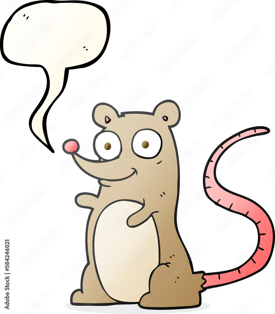 speech bubble cartoon mouse speech bubble cartoon mouse