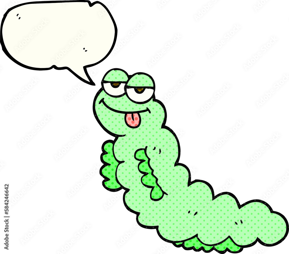 comic book speech bubble cartoon caterpillar comic book speech bubble cartoon caterpillar