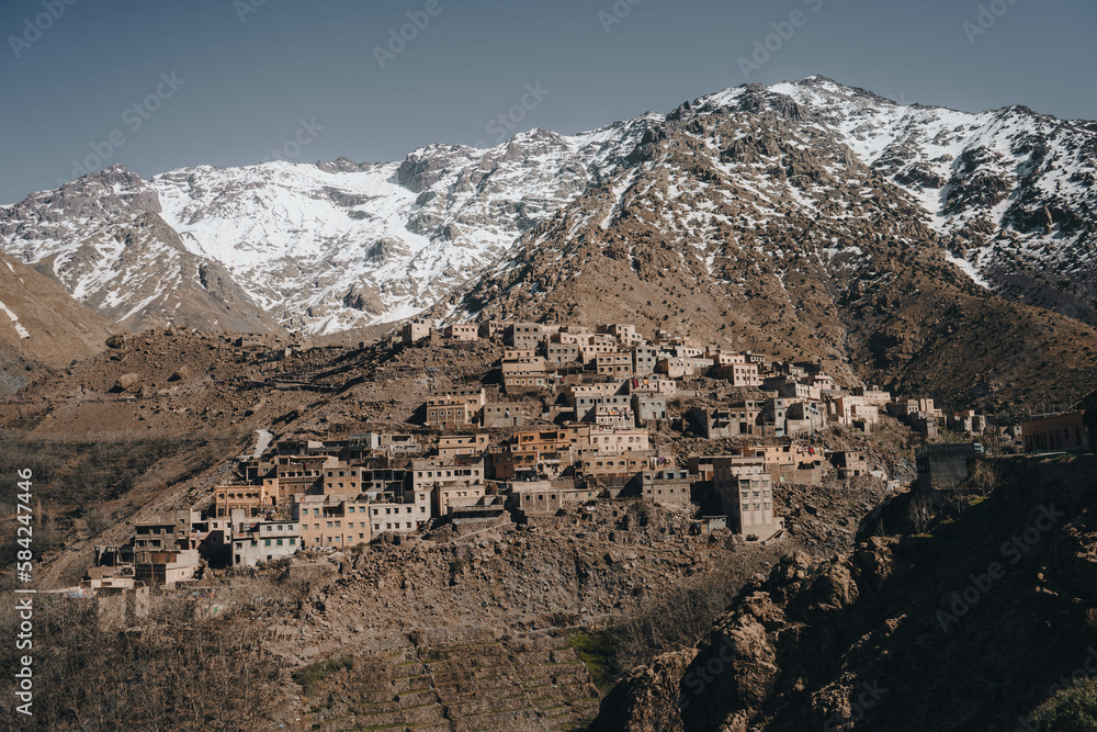 High Atlas Mountains - Imlil Valley Marrakech Morocco High Atlas Mountains - Imlil Valley Marrakech Morocco