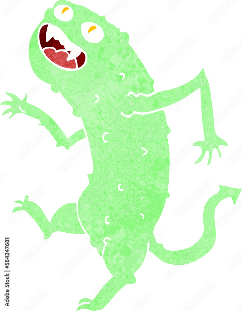 Obraz premium cartoon monster