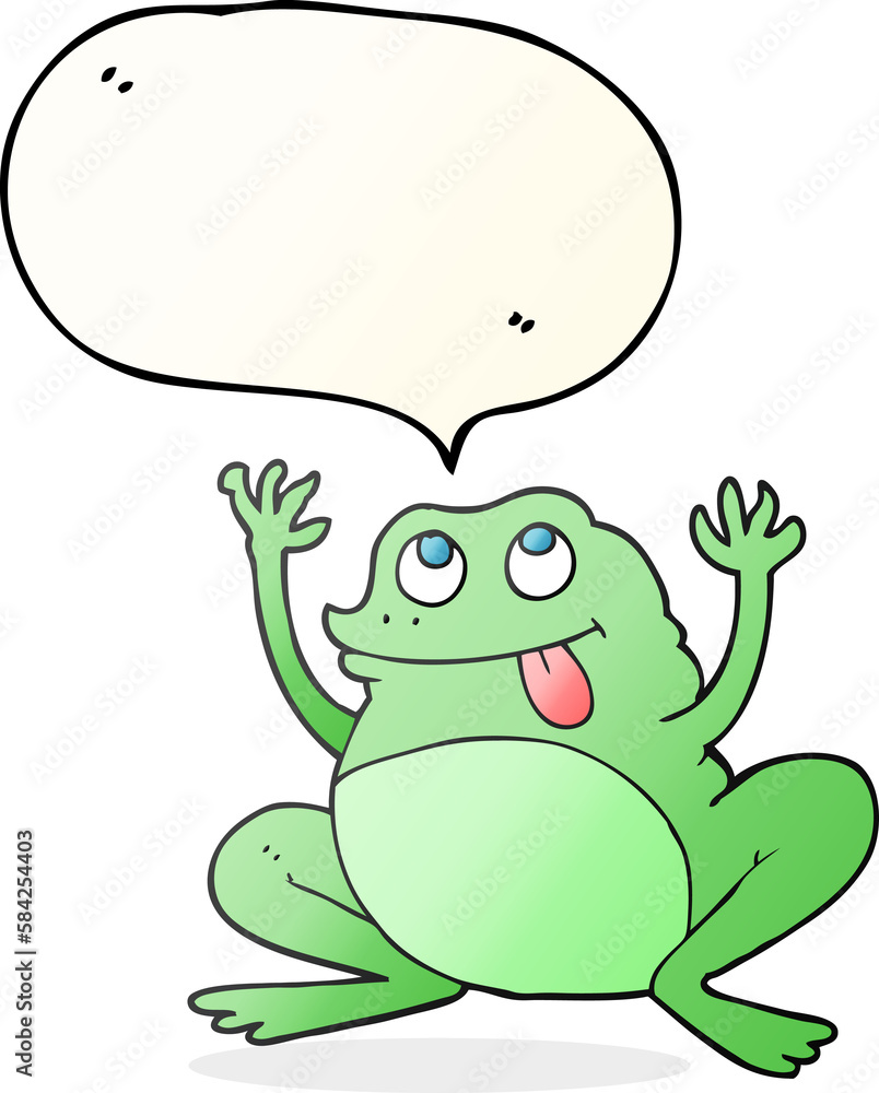 funny speech bubble cartoon frog funny speech bubble cartoon frog