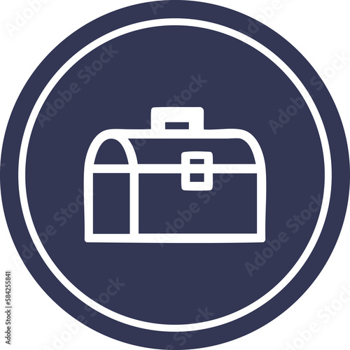 tool box circular icon