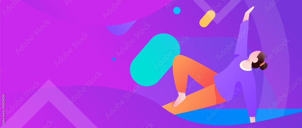 Vector internet operation hand-drawn illustration of people exercising and running healthy
Vector internet operation hand-drawn illustration of people exercising and running healthy