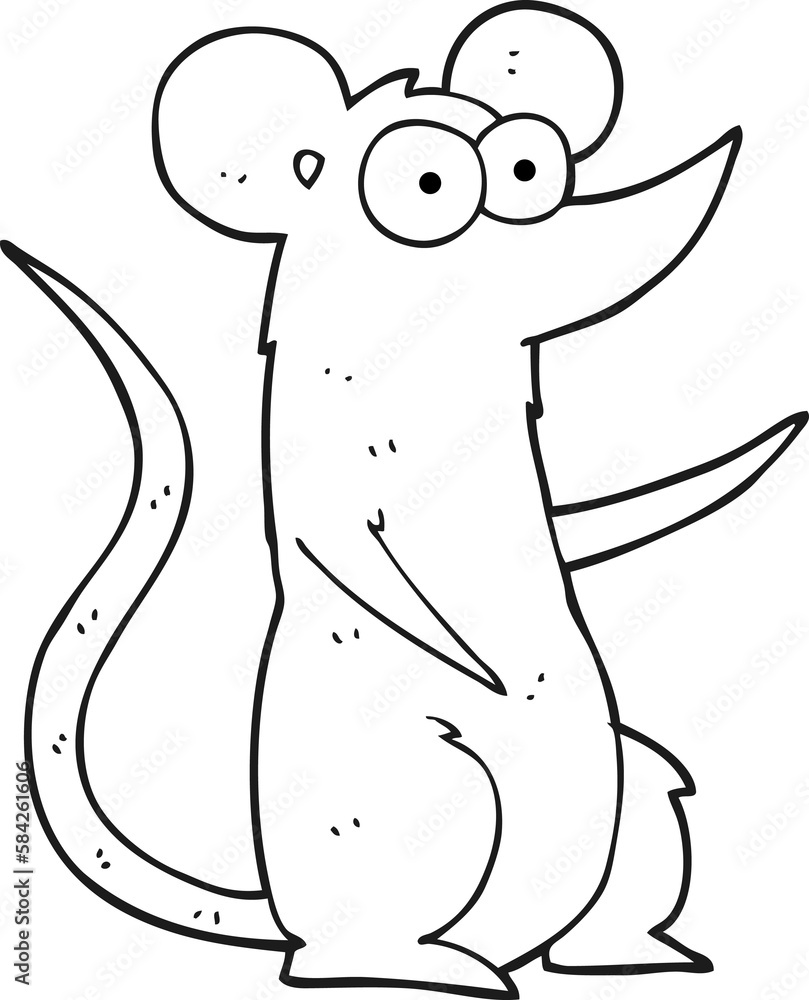 black and white cartoon mouse black and white cartoon mouse
