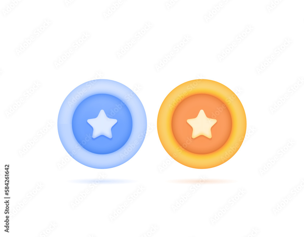 symbol or icon of a coin, currency, point. 3d and realistic design. vector elements symbol or icon of a coin, currency, point. 3d and realistic design. vector elements