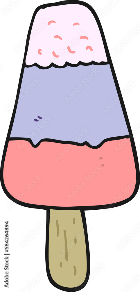 cartoon ice lolly cartoon ice lolly