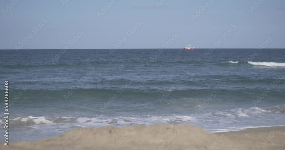 OBX ship and shore beach ocean sand