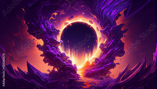 Dimension Portal Purple photo