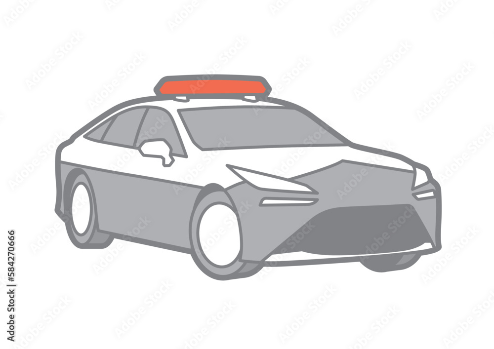 SEDAN CAR - VECTOR ILLUSTRATOR ON WHITE BACKGROUND - SPORTCAR_T271