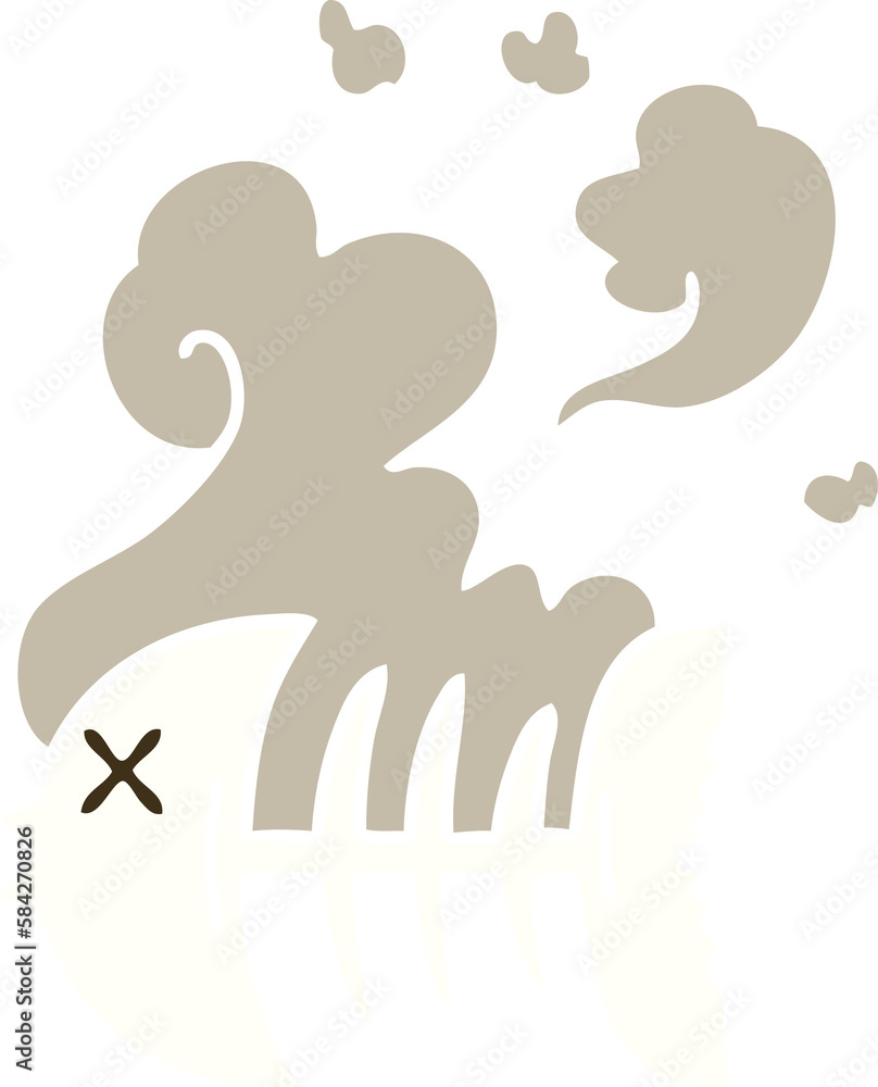 quirky hand drawn cartoon dead fish skeleton quirky hand drawn cartoon dead fish skeleton