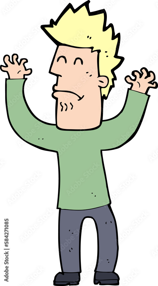 cartoon stresssed man cartoon stresssed man