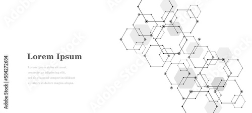 幾何学 抽象 六角形 科学 背景 透過