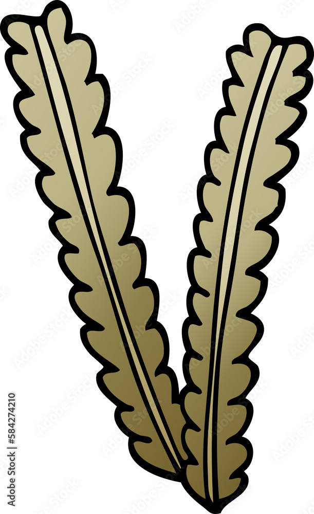 Fototapeta premium cartoon doodle wheat