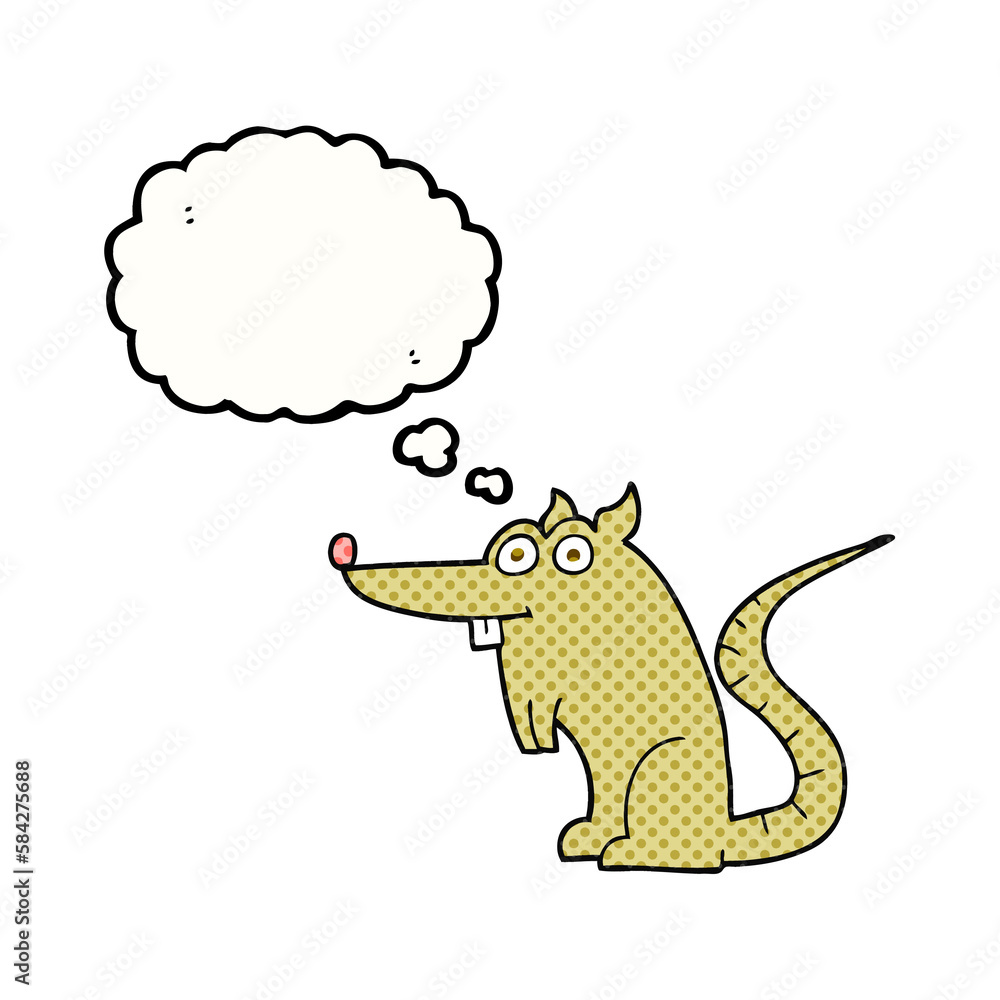thought bubble cartoon rat thought bubble cartoon rat