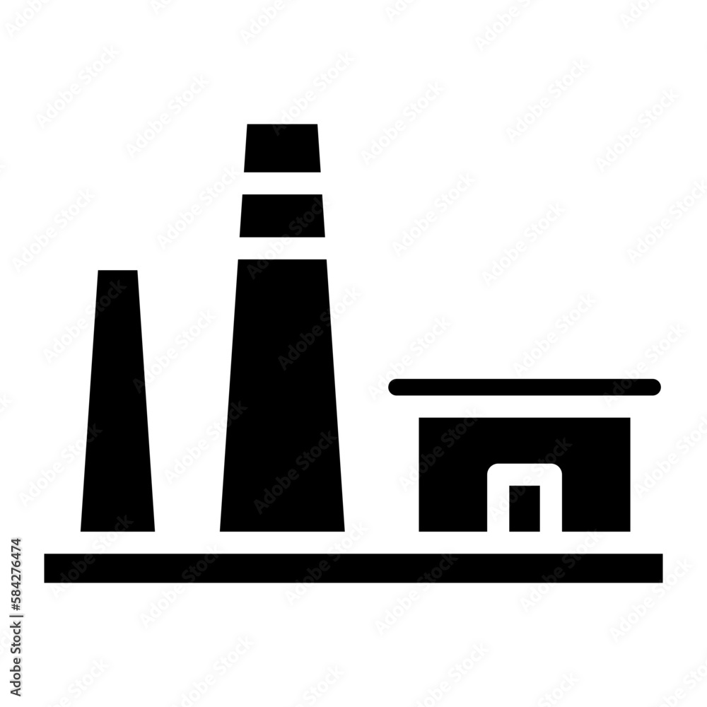 nuclear power plant glyph 