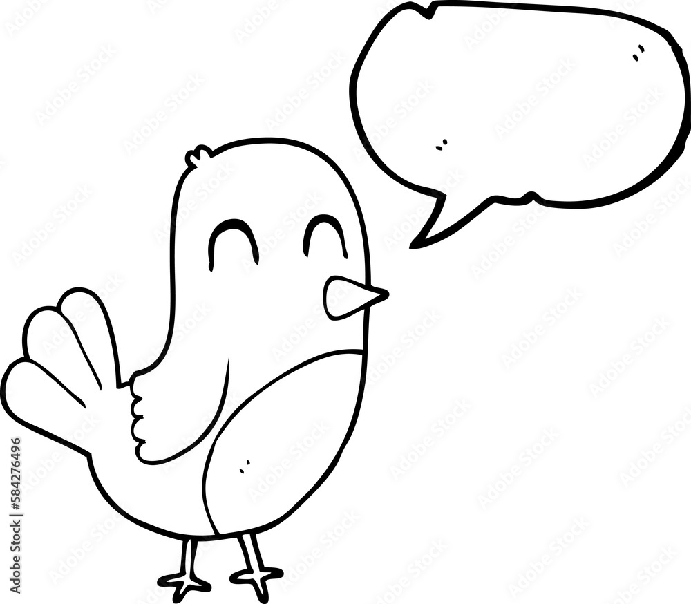 speech bubble cartoon robin speech bubble cartoon robin