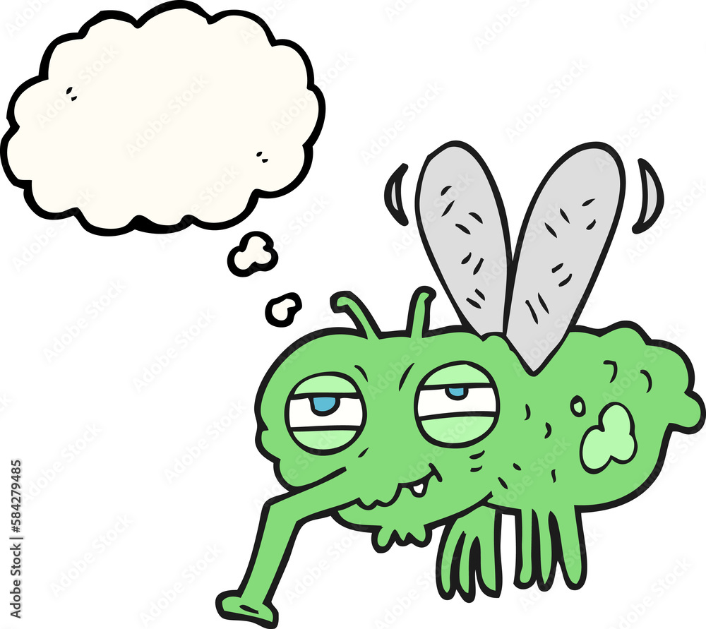 thought bubble cartoon fly thought bubble cartoon fly