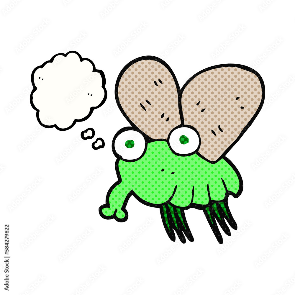 thought bubble cartoon fly thought bubble cartoon fly