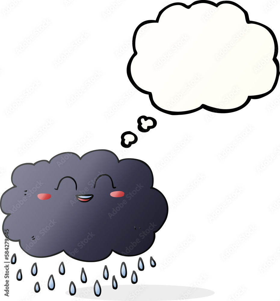 thought bubble cartoon raincloud thought bubble cartoon raincloud