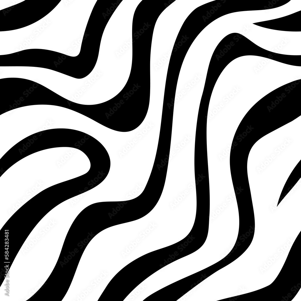 Seamless black and white zebra fur pattern. Stylish wild zebra print. Animal print background for fabric, textile, design, advertising banner. Seamless black and white zebra fur pattern. Stylish wild zebra print. Animal print background for fabric, textile, design, advertising banner.