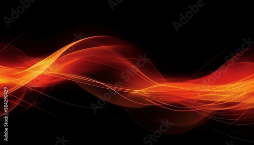 Obraz na płótnie Abstract Fire Lines Background