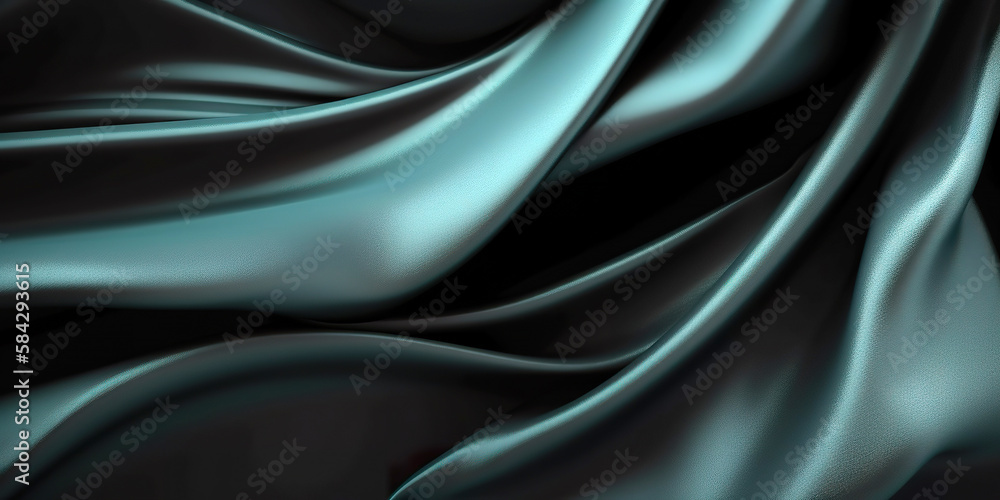 Fototapeta premium Wave folds of grunge silk texture satin velvet material background