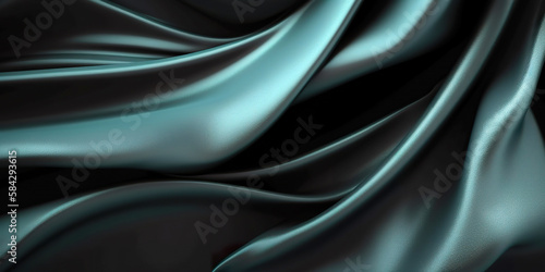 Wave folds of grunge silk texture satin velvet material background