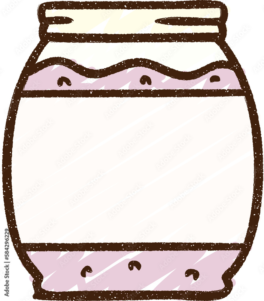 Jam Jar Chalk Drawing Jam Jar Chalk Drawing