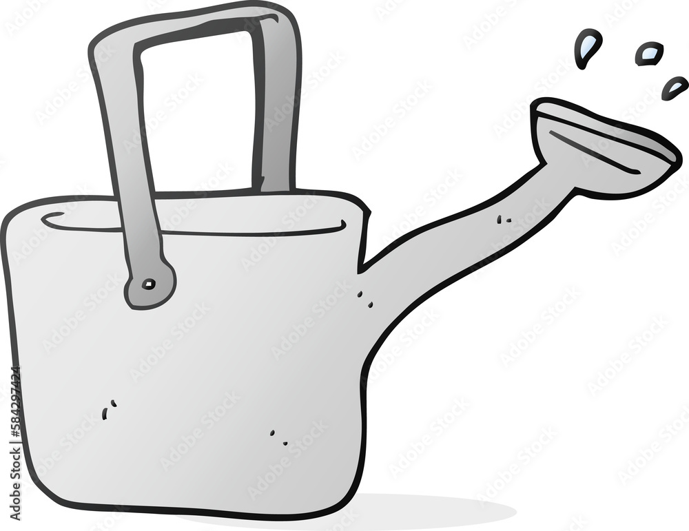 cartoon watering can cartoon watering can
