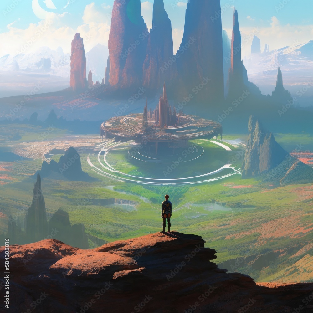 Unforgettable Mountain Ambiance with a Sci-Fi Twist: Epic Vistas ...