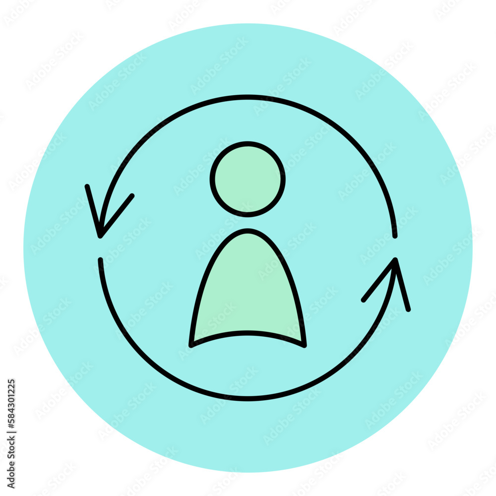 Fototapeta premium center icon