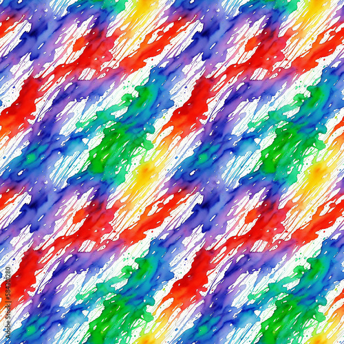 Watercolor abstract colorful background. Generative AI