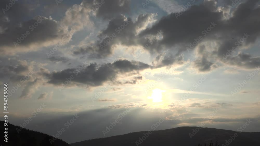 Sunset in Mountains Timelapse, Dramatic Sundown Clouds Rustic Landscape, Sunrise Cloudy View, Traveling in Nature Time Lapse Sunset in Mountains Timelapse, Dramatic Sundown Clouds Rustic Landscape, Sunrise Cloudy View, Traveling in Nature Time Lapse