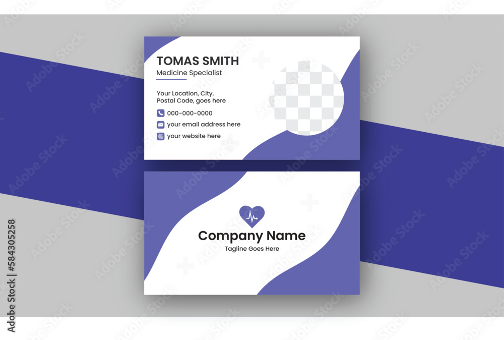 Obraz premium Simple Business Card Design