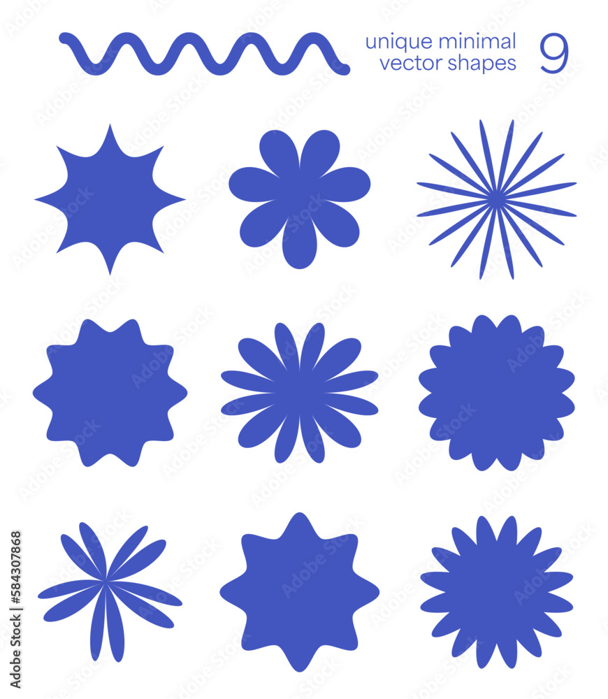 set of minimal abstract shapes set of minimal abstract shapes