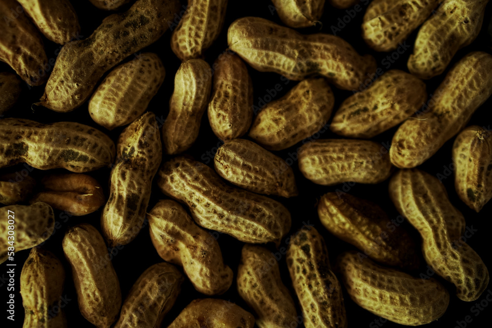 close up of peanuts shell, groundnut seed close up of peanuts shell, groundnut seed