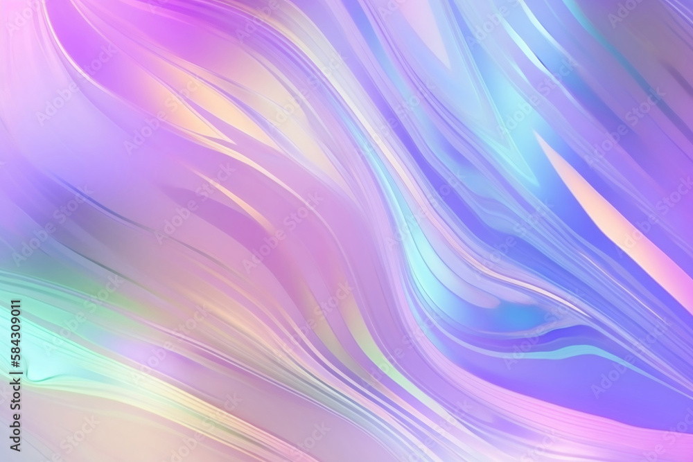 Shiny hologram backdrop Generative AI Shiny hologram backdrop Generative AI