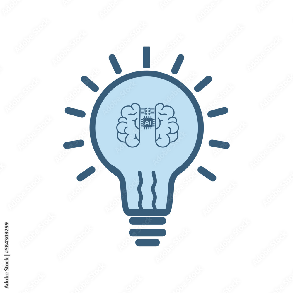 a smart idea of AI icon, robotic style, an artificial intelligence opporatating system used in AI opporating system, AI vector illustration a smart idea of AI icon, robotic style, an artificial intelligence opporatating system used in AI opporating system, AI vector illustration