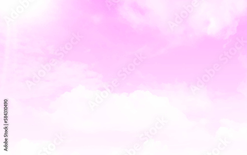 Cloud background with a pastel colored gradient.