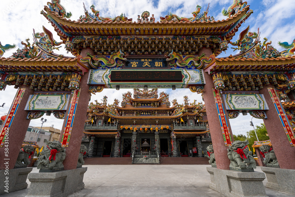 Fototapeta premium 紅毛港朝天宮 台湾