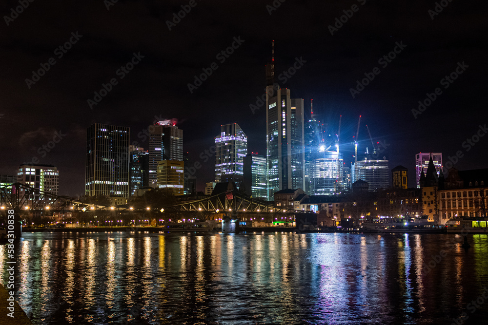 Obraz premium frankfurt bridge