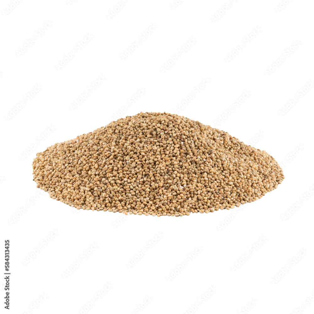 quinoa on white backround quinoa on white backround