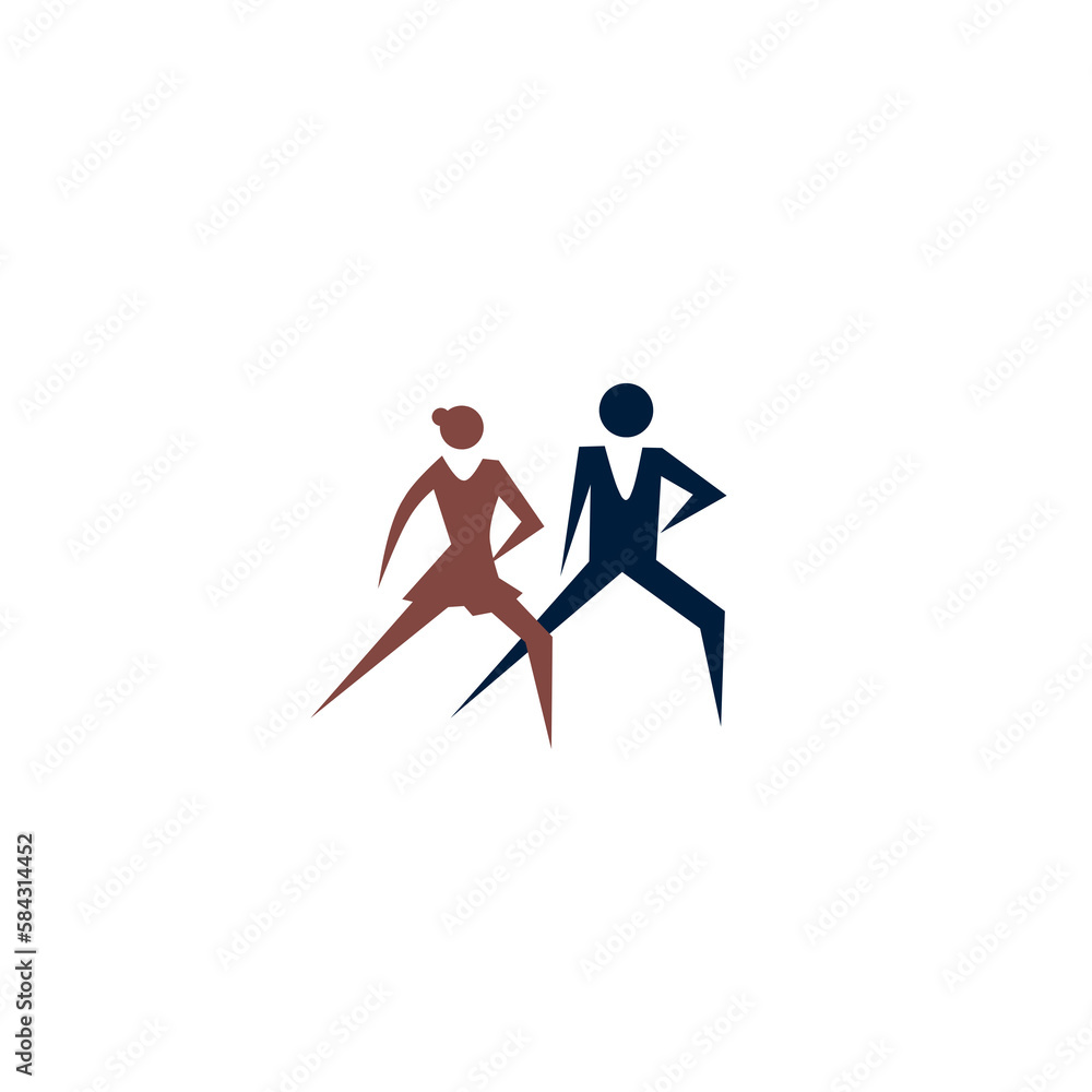 international dance day icon, simple icon dance with elegance concept international dance day icon, simple icon dance with elegance concept