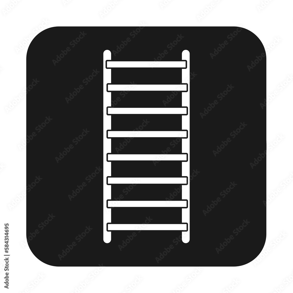 Simple illustration of ladder Concept of work tools Simple illustration of ladder Concept of work tools