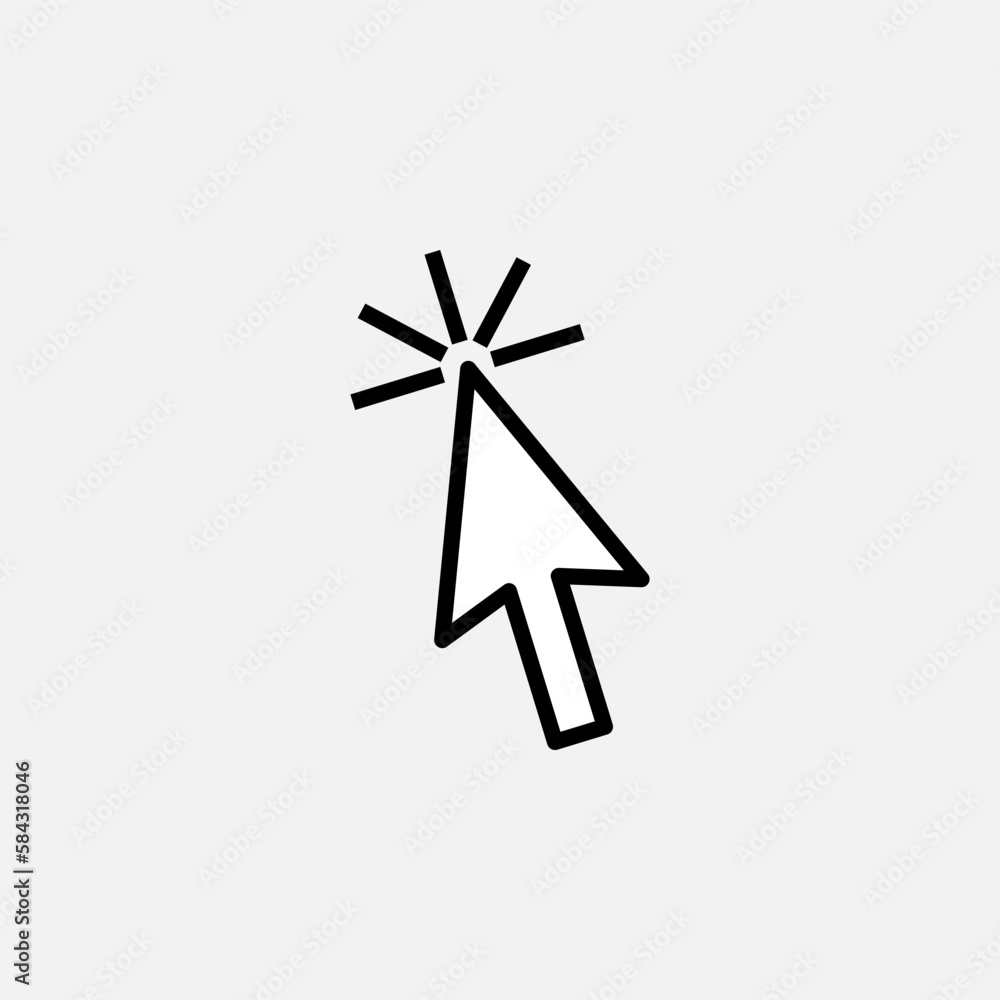 Cursor Icon. Pointer Illustrations - Vector, Sign and Symbol for Design, Presentation, Website or Apps Elements. Cursor Icon. Pointer Illustrations - Vector, Sign and Symbol for Design, Presentation, Website or Apps Elements.