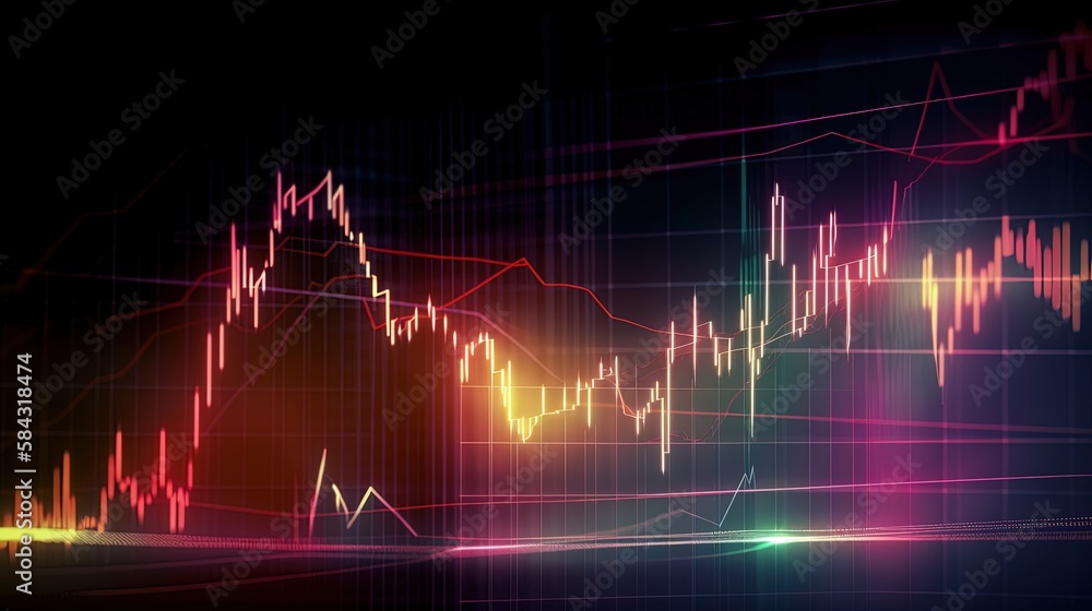 Down crisis financial business market graph on investment economy finance chart background Down crisis financial business market graph on investment economy finance chart background