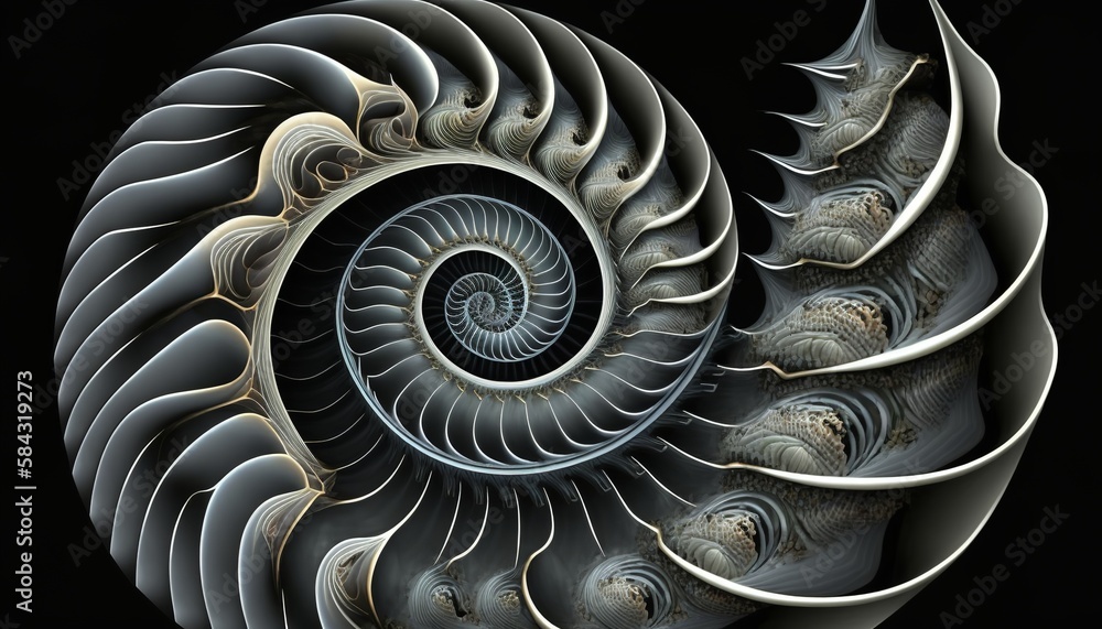 a colorful, fascinating spiral with a Fibonacci pattern a colorful, fascinating spiral with a Fibonacci pattern