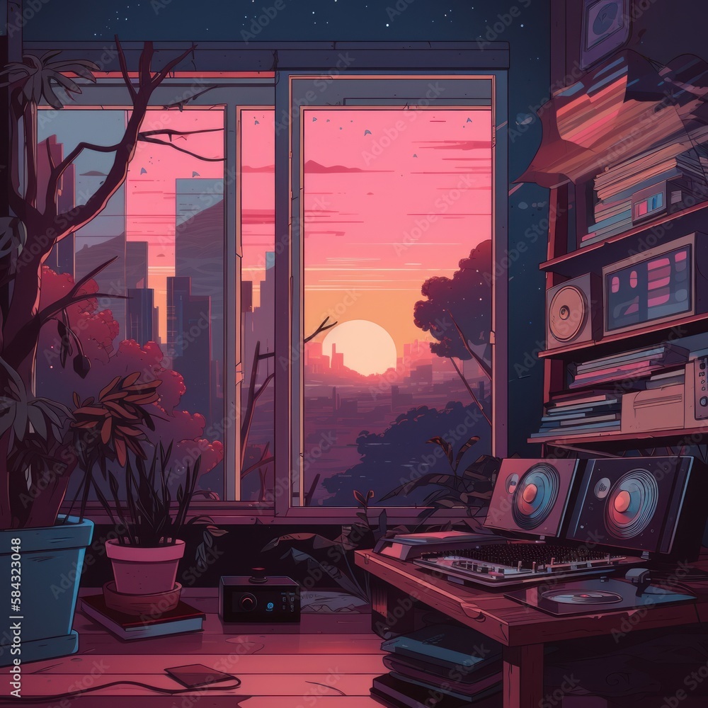 Lofi Music Background