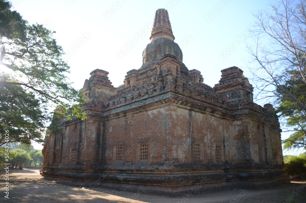 Fototapeta premium Old building in Myanmar